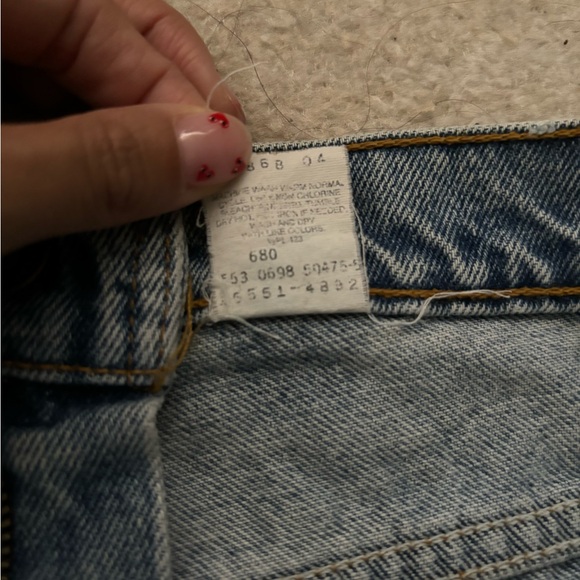 Levi's Blue Distressed 550 vintage - Picture 7 of 10